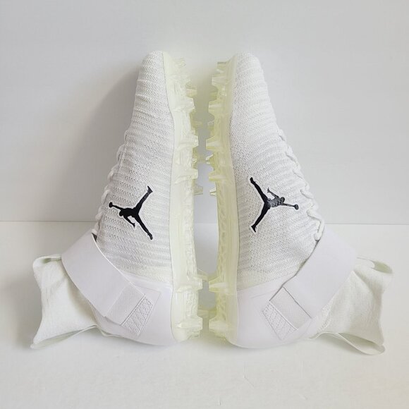 NEW Nike Jordan Alpha Menace Elite 2 Football Cleats CV1664-103 Size 14 White main image 8